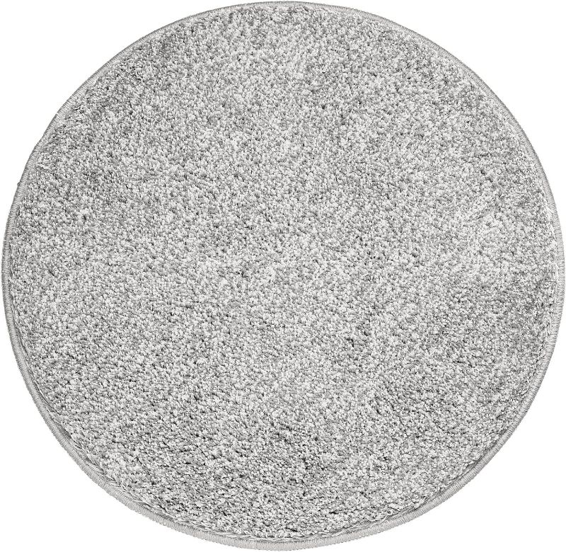 Photo 1 of  34" ROUND RUG GREY 