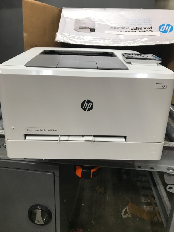 Photo 12 of HP Color LaserJet Pro M283fdw Wireless All-in-One Laser Printer, Remote Mobile Print, Scan & Copy, Duplex Printing, Works with Alexa (7KW75A), White