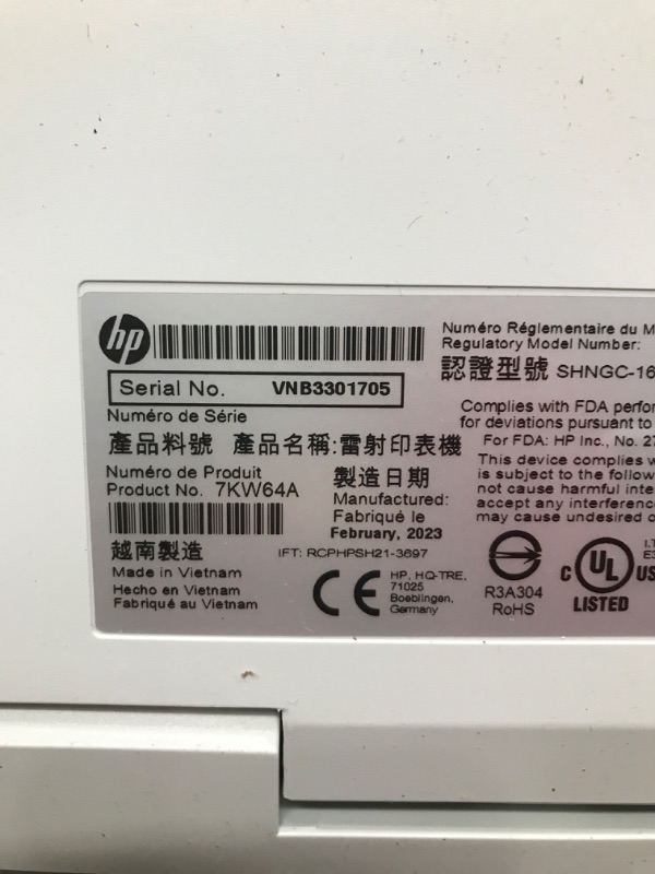 Photo 6 of * used item * please see all images * 
HP Color LaserJet Pro MFP m255dw