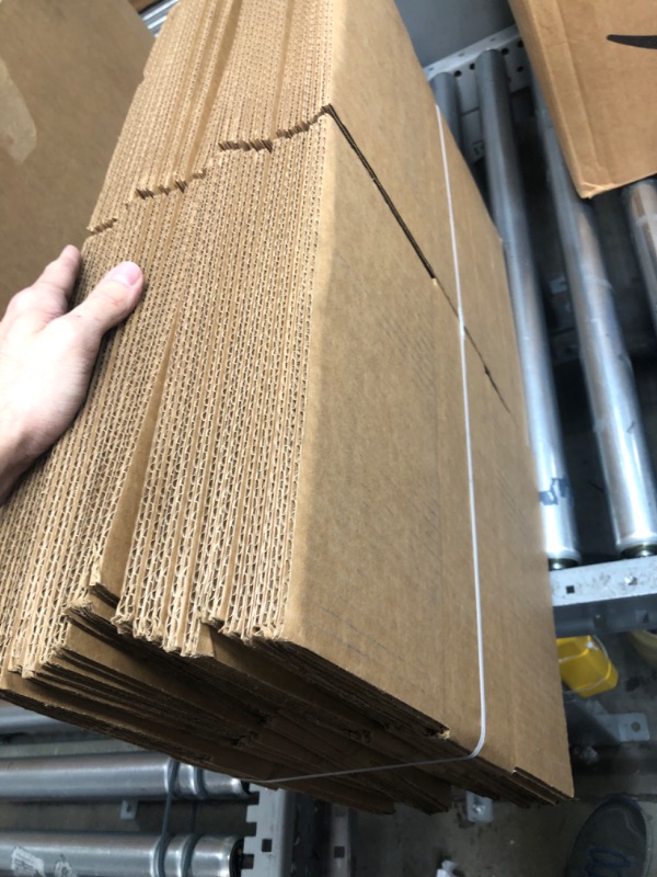 Photo 2 of AVIDITI 12 x 12 x 4 Corrugated Cardboard Boxes, Flat 12"L x 12"W x 4"H, Pack of 25 | Shipping, Packaging, Moving, Storage Box for Home or Business, Strong Wholesale Bulk Boxes 12x12x4