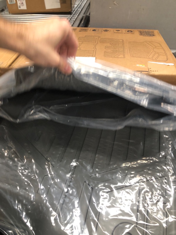 Photo 1 of MAXLINER Floor Mats 2 Row Liner Set Grey for 1999-2007 Silverado/Sierra 1500/2500/3500 Crew Cab / 2000-06 Cadillac/Suburban/Yukon XL/Avalanche Grey Complete Set