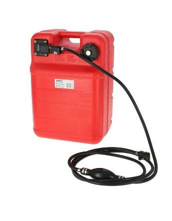 Photo 1 of BISupply Boat Fuel Tank 24L - Plastic Marine Outboard Boat Gas Tank with Hose