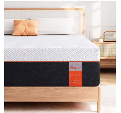 Photo 1 of *USED* full Medium Memory Foam 12 in. Bed-in-a-Box Mattress, Black
