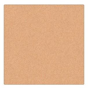 Photo 1 of U Brands™ 24" x 24" Frameless Cork Canvas Bulletin Board | 24" x 24"