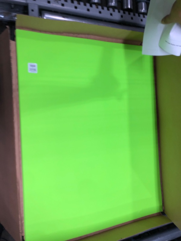 Photo 2 of BAZIC 22" X 28" Fluorescent Green Poster Board (Case of 25)