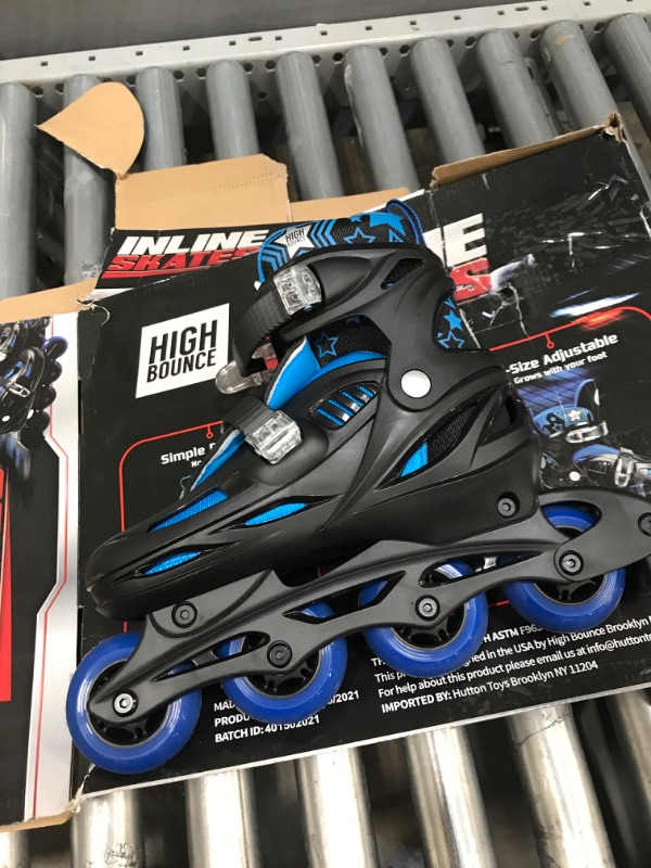 Photo 1 of *READ NOTES* Inline Skates for Girls and Boys, Roller Blades with Gel Wheels and Adjustable Sizing for Adults and Kids, Roller Blades for Men, Women, Girls, Boys, Lightweight Roller Blade Skates, High Bounce