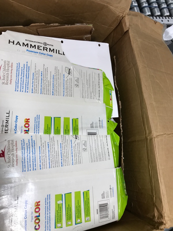 Photo 2 of Hammermill Printer Paper, Premium Color 28 lb Copy Paper, 12 x 18 - 4 Ream (2,000 Sheets) - 100 Bright, Made in the USA, 106125C 12x18 4 Ream | 2000 Sheets 