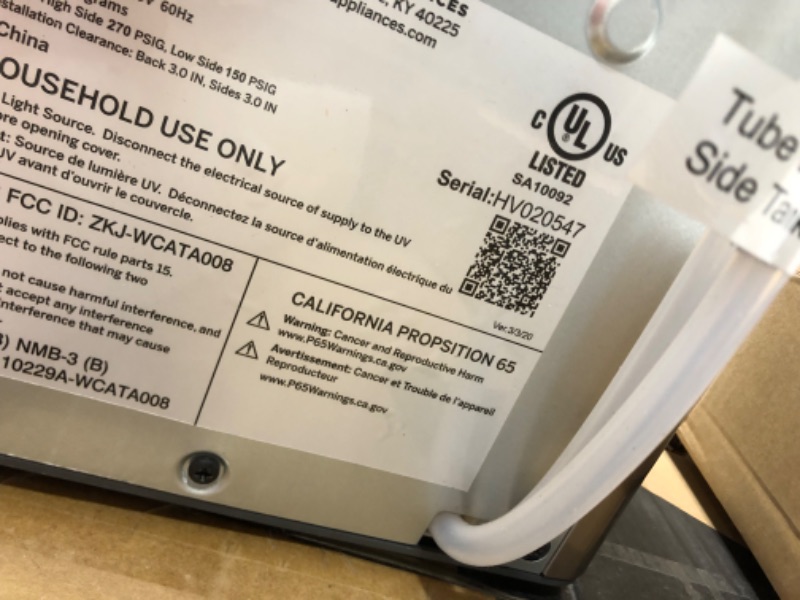 Photo 1 of GE Profile Opal | Countertop Nugget Ice Maker w/ 1 gal sidetank | 2.0XL Version | Ice Machine with WiFi Connectivity | Stainless Steel Opal 2.0+XL Side Tank Stainless Steel