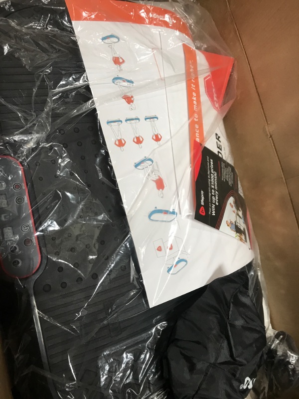 Photo 2 of LifePro Waver Vibration Plate Exercise Machine - Whole Body Workout Vibration Fitness Platform w/ Loop Bands - Home Training Equipment for Weight Loss & Toning Black