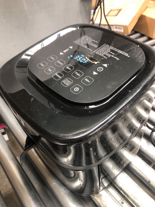 Photo 2 of *MINOR DAMAGE* Nuwave Brio 6-Quart Digital Air Fryer Including Non-Stick Baking Pan and Stainless-Steel Cooking Rack (6-Quart + Gourmet Kit)