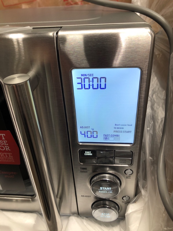 Photo 3 of *NEW* TESTED* Breville Combi Wave 3-in-1 Microwave, Air Fryer, and Toaster Oven, Brushed Stainless Steel, BMO870BSS1BUC1