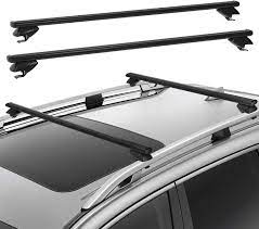 Photo 1 of MAXSOUGH 53" Universal Roof Rack ,Adjustable Roof Rack Cross Bars Alloy Roof Rack Suitable for Most Vehicle Without Roof Side Rail,Back