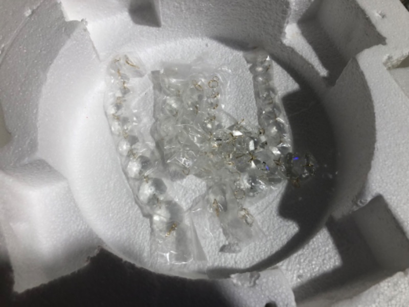 Photo 1 of ***UNTESTED***
DADUL 16.5" Small Ceiling Fans with Lights, Indoor Modern Crystal