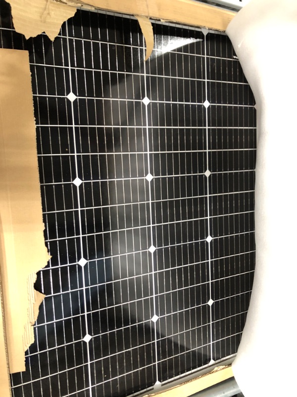 Photo 2 of Newpowa 9BB 120W 24V Solar Panel High-Efficiency Monocrystalline 24V PV Module Designed for 24V Off Grid System, Charge Your 24V Battery of RV, Boat, Camper, Trailer, Gate Opener 