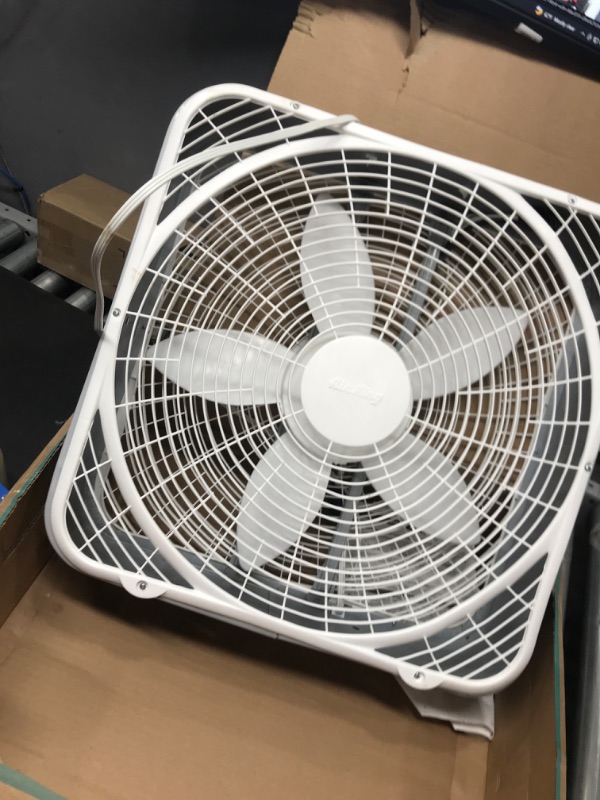 Photo 2 of Air King 9723 20-Inch 3-Speed Box Fan , White