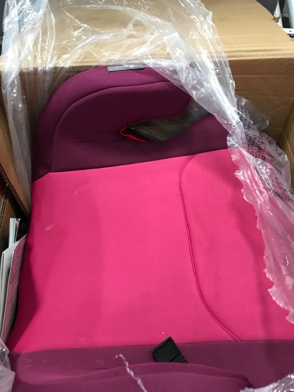 Photo 2 of Diono Solana 2 XL 2022, Dual Latch Connectors, Lightweight Backless Belt-Positioning Booster Car Seat, 8 Years 1 Booster Seat, Pink NEW! LATCH Connect Single Pink