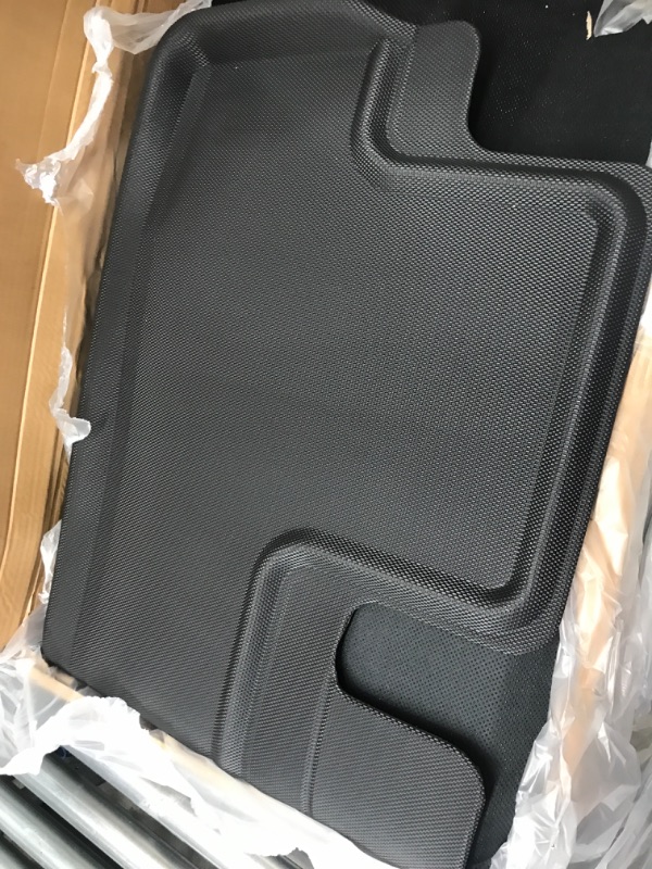 Photo 2 of TAPTES Floor Mats for Tesla Model 3, Premium All Weather Anti-Slip Waterproof Floor Liners Car Interior Accessories - Compatible with Model 3 2023 2022 2021 2020 2019 2018 2017 (3 Pcs for 2017-2023)