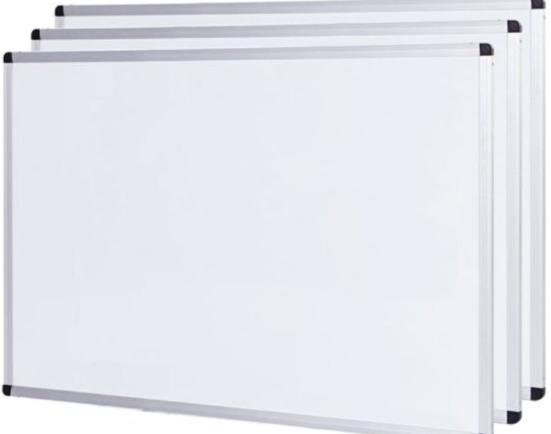 Photo 1 of Magnetic Dry Erase Board, 48 X 24 Inches, 3 Pack, Silver Aluminium Frame