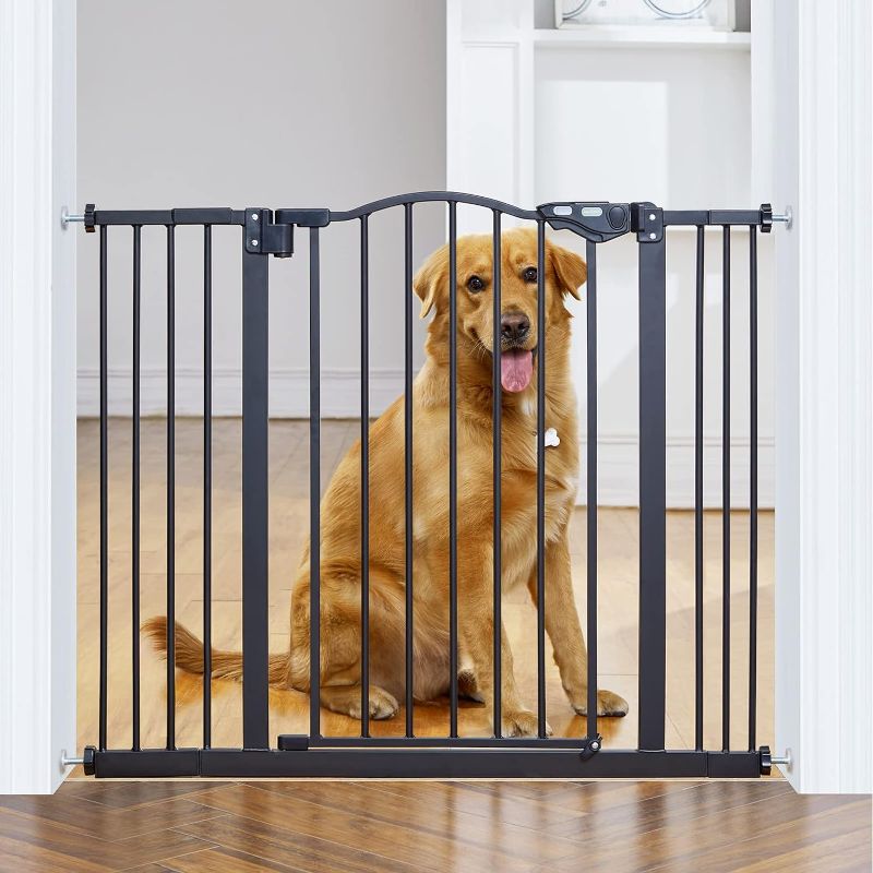 Photo 1 of 
InnoTruth 29-39.6" Width Auto Close Baby Gate, 30" Tall Wide Dog Gate for Pets, Easy Install Walk Through for Doors, Hallways, House, Safety...