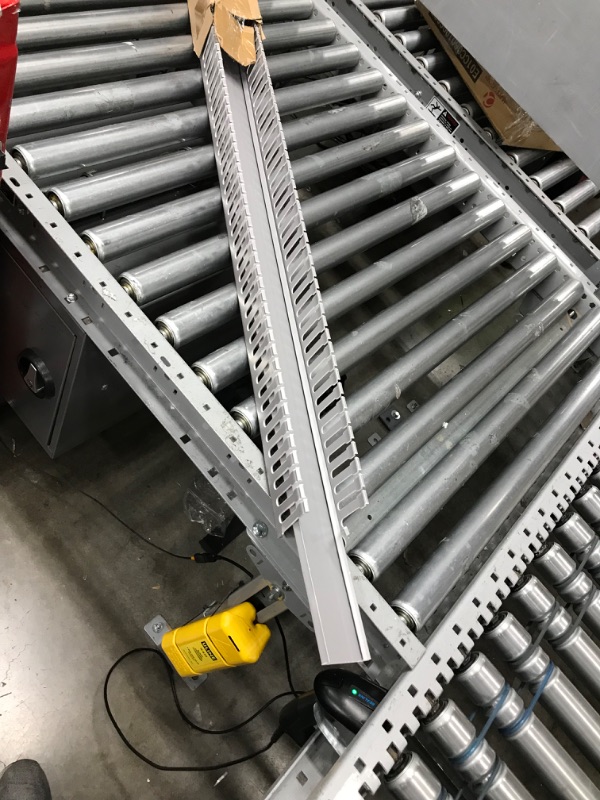 Photo 1 of 3x3in Cable Raceway, 6.4FT Large Wire Tray, PVC Cord Hider for Network Cable Management, Wire Raceway Wire Covers for Cords Computer Under Desk, Cord Cover Wall Cable Hider Cable Cover 2xL3.2FT Gray 3.15 in (8 cm) x 3.15 in (8 cm)