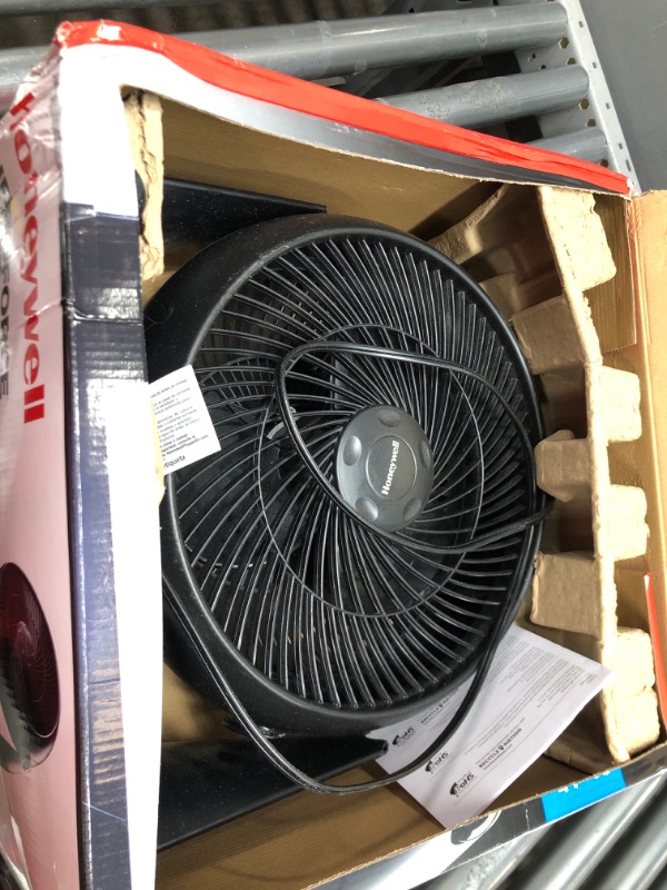 Photo 2 of Honeywell TurboForce Air Circulator 10.91" 3 Speed Floor Fan, Black (HT-900)
