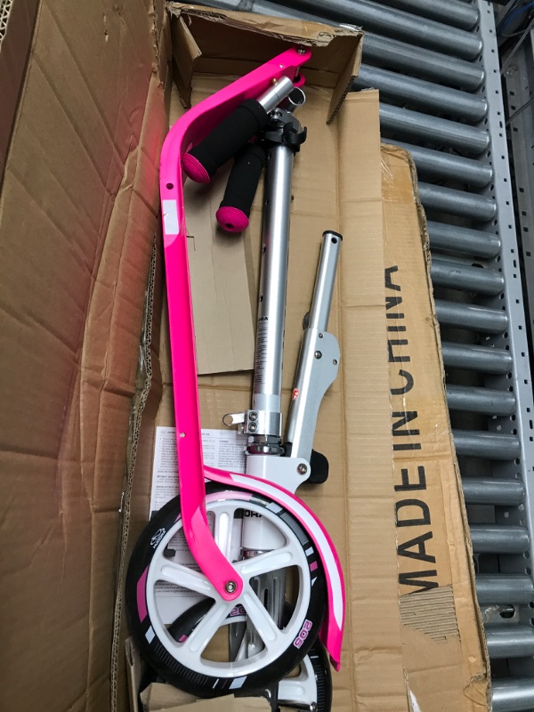 Photo 2 of 
HUDORA Scooter for Kids Ages 6-12 - Scooter for Kids 8 Years and Up, Scooters for Teens 12 Years and Up, Adult Scooter with Big Wheels, Lightweight Durable...
Color:Pink