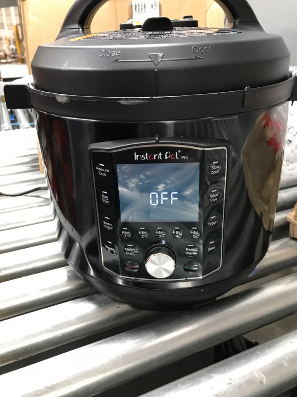 Photo 2 of [READ NOTES]
Instant Pot Pro 10-in-1 Pressure Cooker, Slow Cooker, Rice/Grain Cooker, Steamer, Sauté, Sous Vide, Yogurt Maker, Sterilizer, and Warmer,