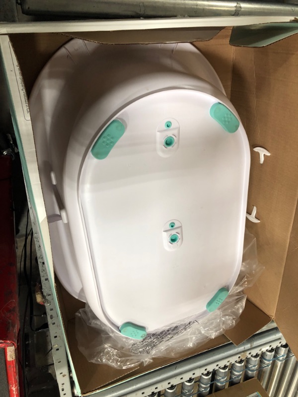 Photo 2 of 4-in-1 Grow-with-Me Bath Tub by Frida Baby Transforms Infant Bathtub to Toddler Bath Seat with Backrest for Assisted Sitting in Tub