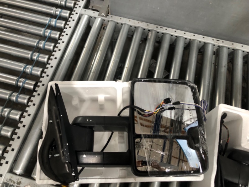 Photo 1 of NEW* Switchback Towing Mirror for Silverado Sierra - Compatible with 2014-2018 Chevy GMC 1500;2015-2019 Silverado Sierra 2500 HD 3500 HD with Power Adjusted Glass Heated Running & Turn Signal Lights Chrome SWITCHBACK Chrome/Smoke Lens-switchback lights