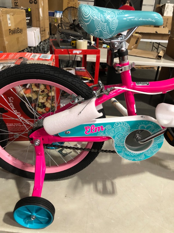 Photo 3 of * used item * incomplete * see all images *
Schwinn Koen & Elm Toddler and Kids Bike, 12-18-Inch Wheels, Training Wheels Included, Boys and Girls Ages 2-9 Years Old Pink 18-inch Wheels