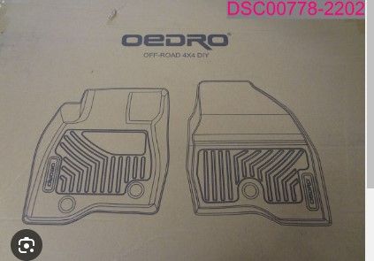 Photo 1 of 1 Set; OEDRO Floor Mats EO1001W012 Off-Road 4X4 DIY Black
