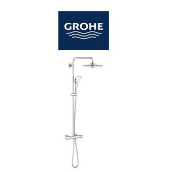 Photo 1 of ******UNKNOWN IF COMPLETE***GROHE 26128002 Euphoria 260 CoolTouchThermostatic Shower System, 1.75 gpm, Starlight Chrome 260 CoolTouch StarLight Chrome