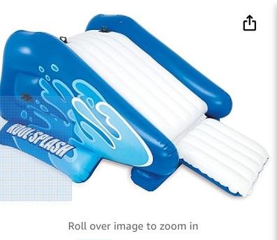 Photo 1 of ****(**unknown if has holes********Intex 58849EP Kool Splash Durable Inflatable Play Center Swimming Pool with Built In Sprayers for Kids and Adults, Age 6 and Up , Blue
