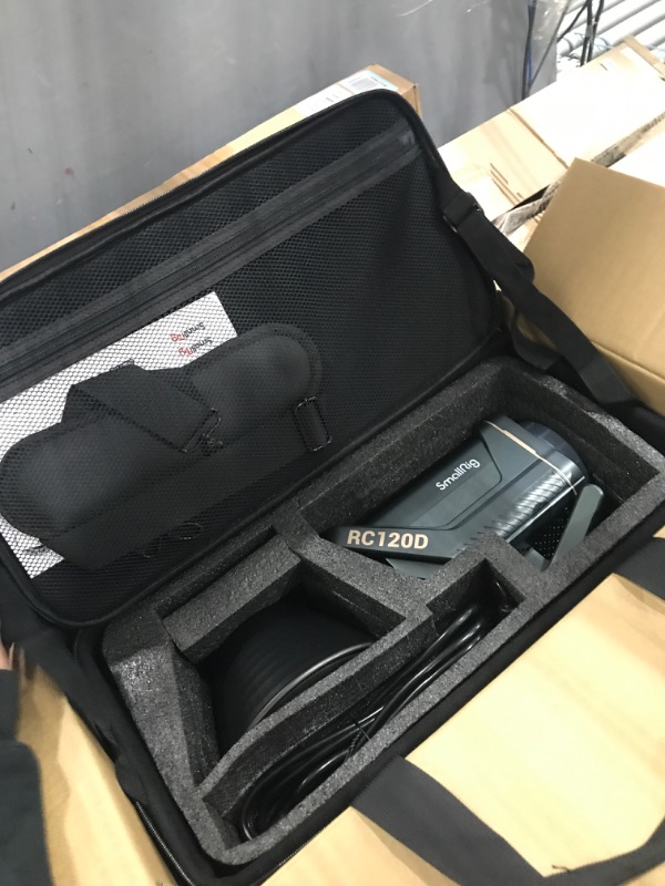 Photo 1 of SmallRig RC 120D 120W COB LED Video Light, 5600K, 62600Lux@1m On-Board and SmallGoGo App Control, TLCI 96+ CRI 95+, 9 Lighting Effects, Support AC Adapter and 14.4V/26V V-Mount Battery- 3470
