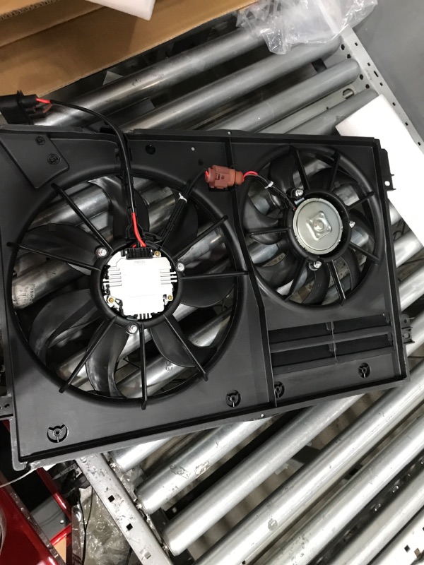 Photo 1 of Focreedy VW102 Replacement Dual Radiator & Condenser Cooling Fan Assembly for Volkswagen Jetta 2.0L VW Tiguan for Audi A3 TT