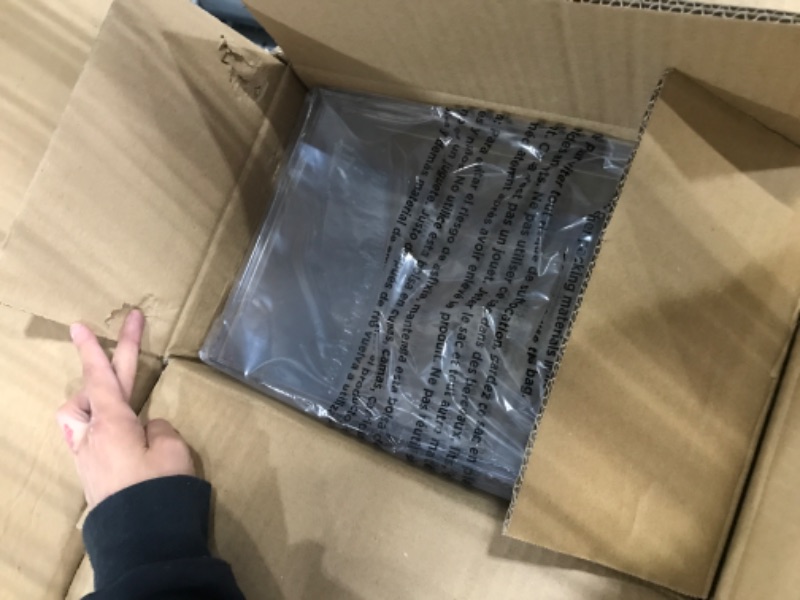 Photo 1 of mDesign Plastic Stackable Kitchen Storage Organizer Bins with Pull Out Drawer for Cabinet, Pantry, Fridge, Freezer, Shelf, Refrigerator Organization - Lumiere Collection - 2 Pack - Clear 2 12 x 8 x 8