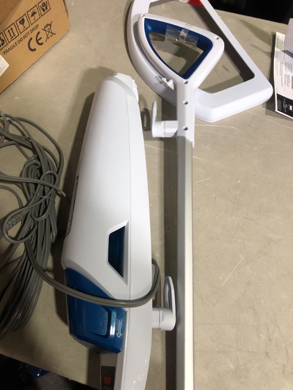Photo 2 of * used item * incomplete *
Bissell Power Fresh Steam Mop with Natural Sanitization, Floor Steamer, Tile Cleaner, and Hard Wood Floor Cleaner with Flip-Down Easy Scrubber
