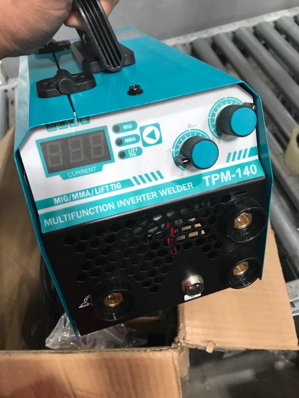 Photo 3 of TTAMPLAR 140A MIG Welder Gasless 110V MIG/Stick/Lift TIG Welder 3 in 1 Flux Core Wire Welding Machine No Gas IGBT Inverter (TPM-140)