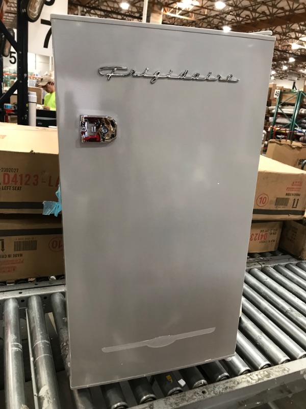 Photo 4 of Frigidaire EFR376-MOONBM Retro Bar Fridge Refrigerator with Side Bottle Opener, 3.2 cu. Ft, Moonbeam
