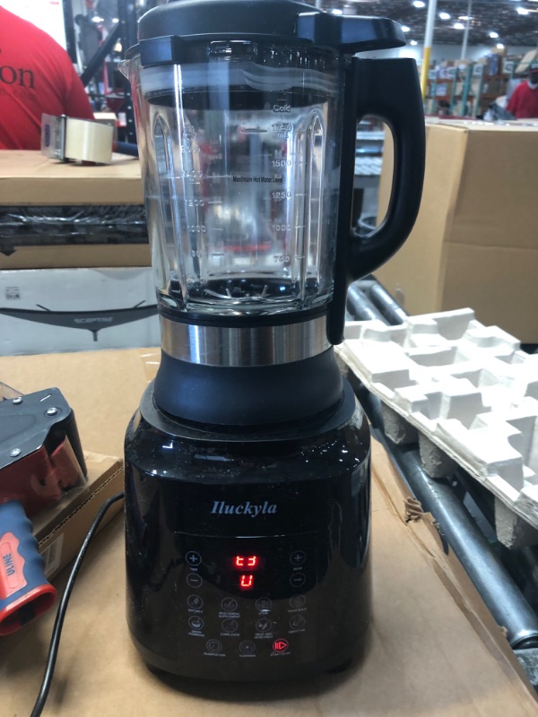 Photo 3 of Blender for Kitchen, Nut Milk Maker Machine,Smoothie Maker,Food Processor, Baby Food Blender,Juicer,Professional-Grade, with Heating Function and Timer 1200W for Shakes and Smoothies, Crushing Ice,Soup, Fish, Fruit and Vegetable Juice, Baby Food, Soybean 