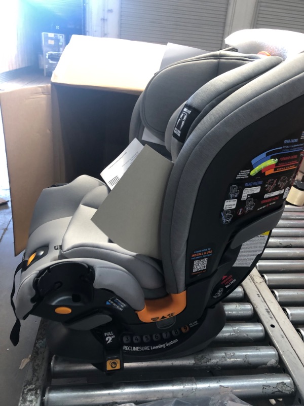 Photo 2 of Chicco OneFit ClearTex All-in-One Car Seat, Rear-Facing Seat for Infants 5-40 lbs, Forward-Facing Car Seat 25-65 lbs, Booster 40-100 lbs, Convertible Car Seat | Drift/Grey