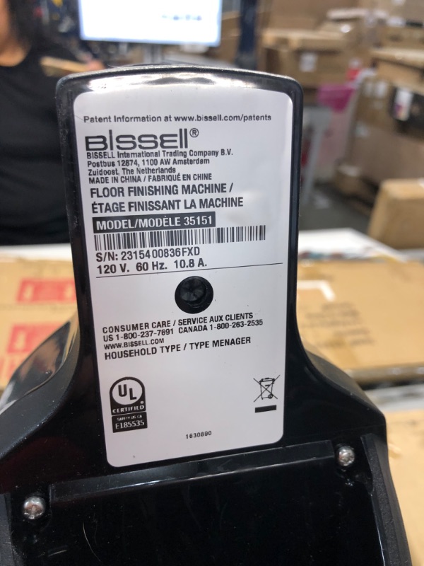 Photo 3 of **PARTS ONY DOES NOT POWER ON **BISSELL® CrossWave® HydroSteam™  Wet Dry Vac, Multi-Purpose Vacuum, Wash, and Steam, Sanitize Formula Included, 35151