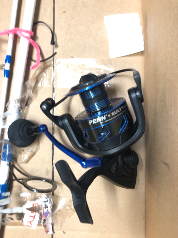 Photo 2 of Penn Battle III Spinning Reel and Fishing Rod Combo 8000 Reel Size - 10' - Heavy - 2pc Battle Iii Le