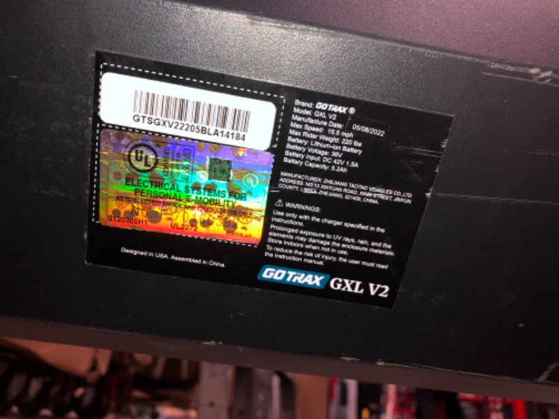 Photo 8 of *EVERYTHING WORKS, JUST USED & NO PACKAGING** Gotrax GXL V2 Seris Electric Scooter, 8.5"/10" Pneumatic Tire, Max 12/20mile Range, 15.5mph Power by 250W/350W Moter, All Aluminum Body,Digital Display and Cruise Control Foldable Escooter for Adult
