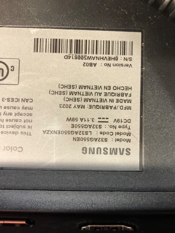 Photo 5 of SAMSUNG 32" Odyssey G55A QHD 165Hz 1ms FreeSync Curved Gaming Monitor with HDR 10, Futuristic Design for Any Desktop (LS32AG550ENXZA) 32-inch G50A (2022 refresh) QHD, 165Hz Curved