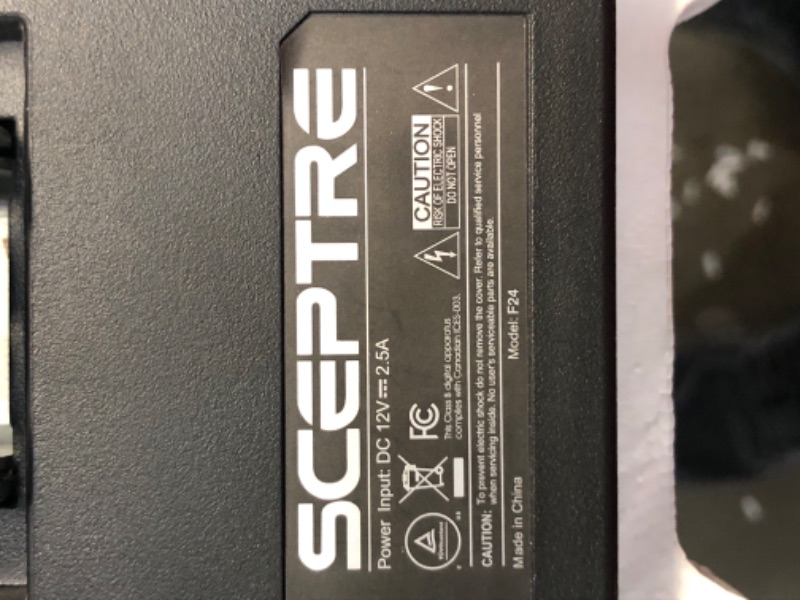 Photo 3 of Sceptre 24" Professional Thin 75Hz 1080p LED Monitor 2x HDMI VGA Build-in Speakers, Machine Black (E248W-19203R Series) 24" 75Hz Monitor