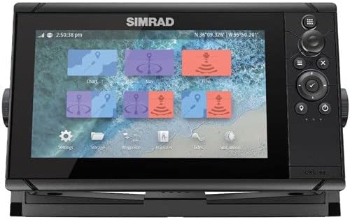 Photo 1 of Simrad Cruise 9 Fish Finder Chart Plotter with Skimmer Transducer & US Coastal Maps
