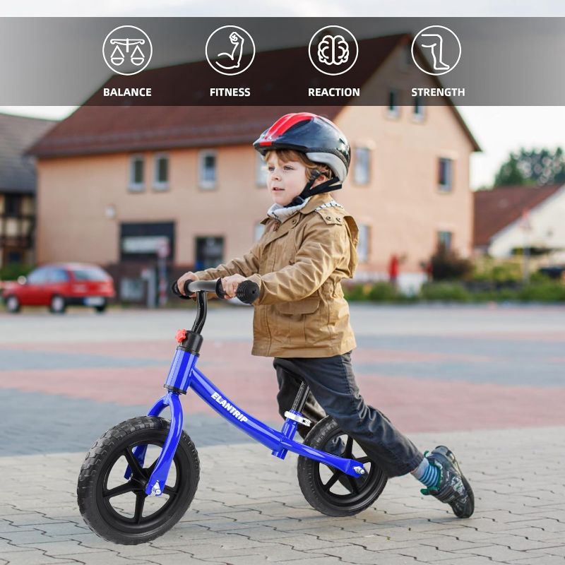 Photo 1 of  Kid Balance Bike, Birthday Gift Toys for 1-3 Year Old Boys and Girls, No Pedal Bikes for Kids with Adjustable Handlebar and seat
