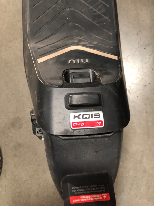 Photo 7 of *MINOR DAMAGE-MISSING POWER CORD*
NIU Electric Scooter for Adults - KQi3 Pro with 350W Power, 