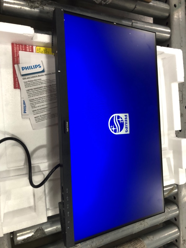 Photo 1 of PHILIPS Computer Monitors 22 inch Class Thin Full HD (1920 x 1080) 75Hz Monitor, VESA, HDMI & VGA Port, 4 Year Advance Replacement Warranty, 221V8LN 22" Class Full HD | VA